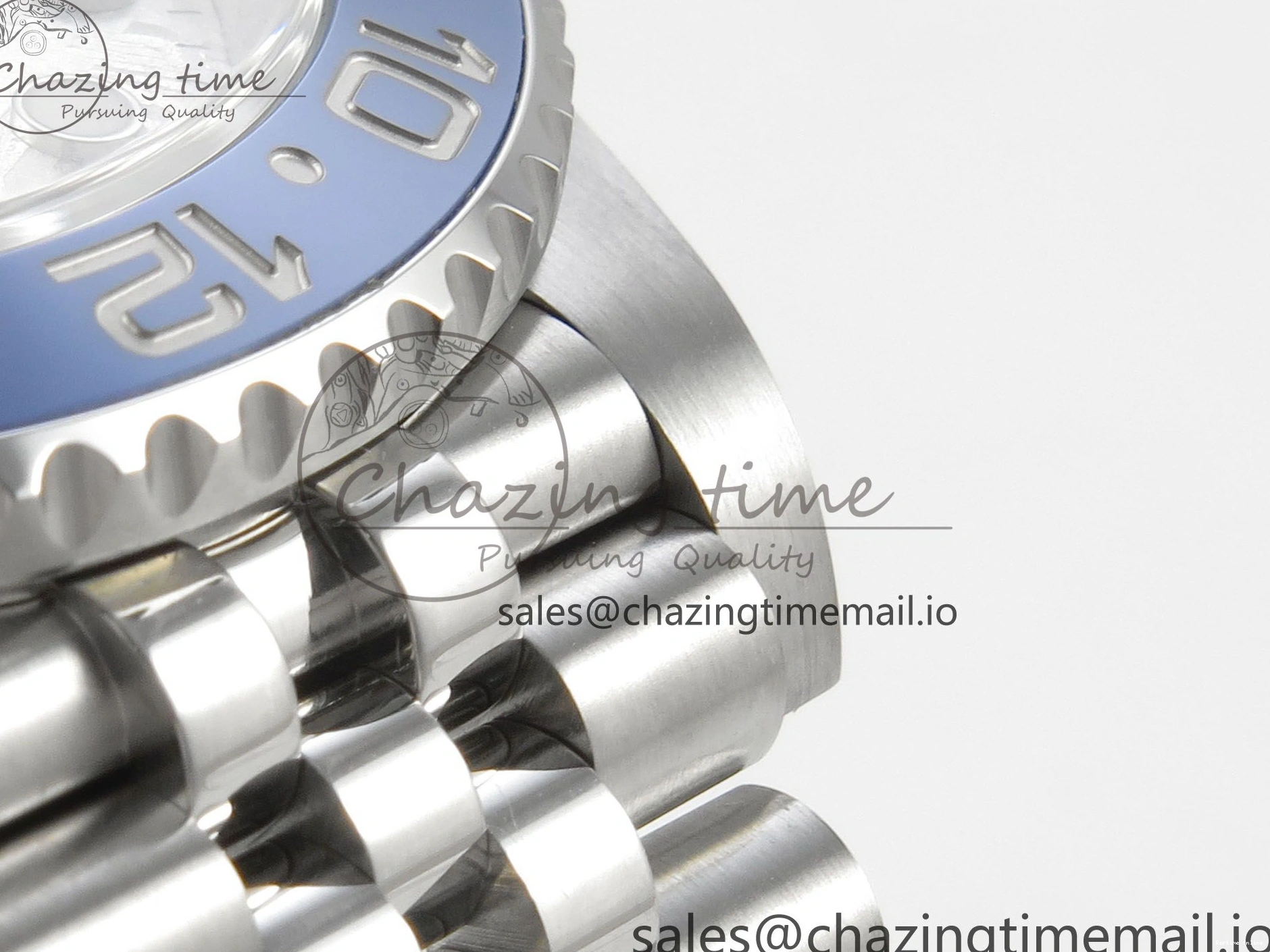 0207 Original GMT-Master II 126716 BLAKEN 904L 1:1 Best Edition Meteorite Dial on SS Jubilee Bracelet SH 177